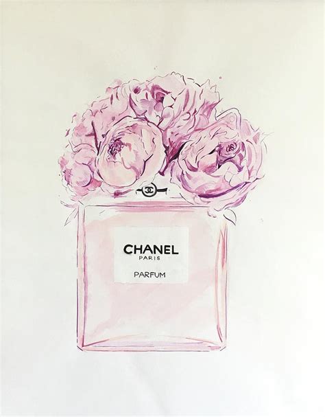 chanel peony print|Chanel Peonies Art .